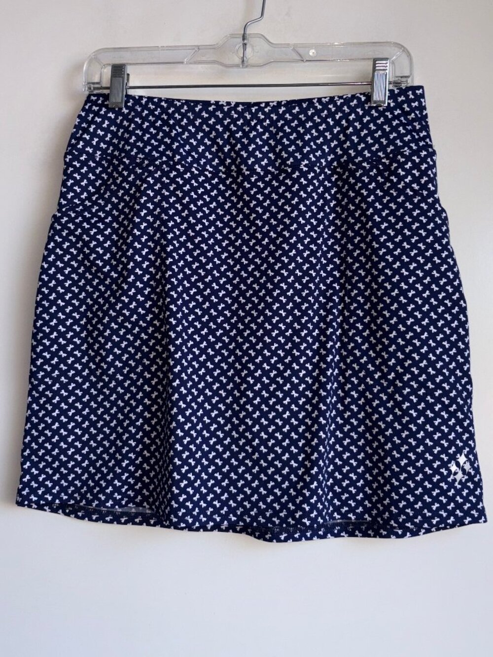 JOFIT Golf Skirt Skort Size Small Blue Bowtie